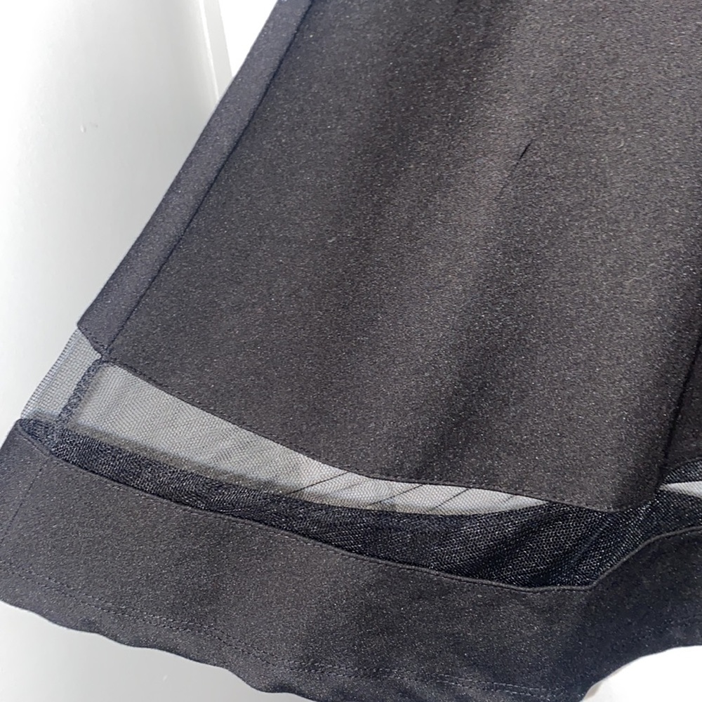 LuLu’s Black Mesh Block Dress - Picture 2 of 8